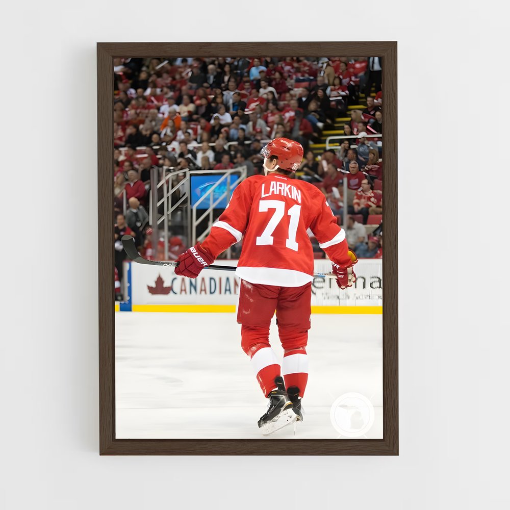 Poster Larkin en Action – affiche Hockey sur glace (vue 5)
